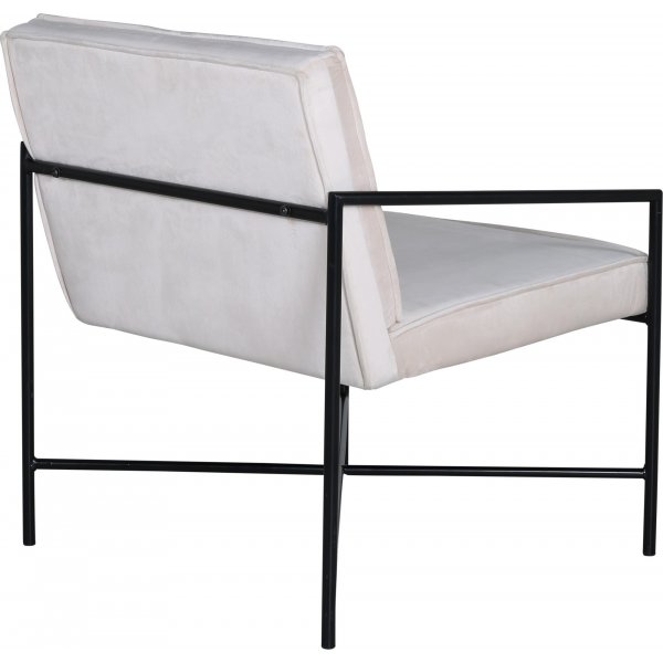 Tetra-nojatuoli - beige sametti Tetra-nojatuoli - beige sametti