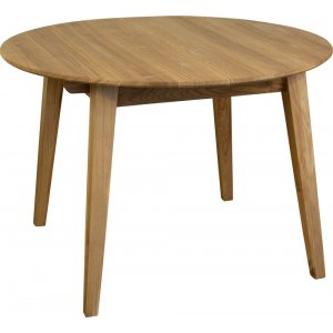 Ruokapöytä Ø110-160 cm - Öljytty tammi Ruokapöytä Ø110-160 cm - Öljytty tammi