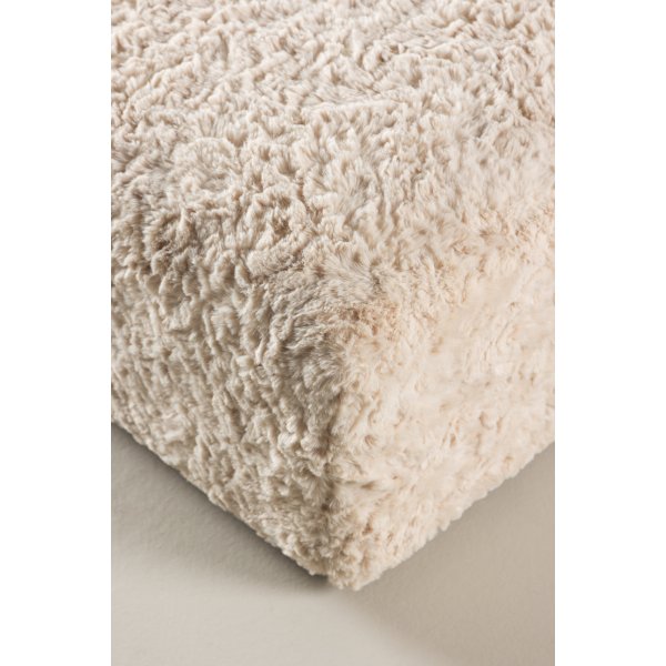 Frankie-pouf 100 x 100 cm - Beige nalle