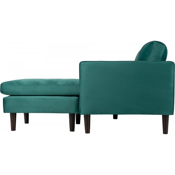 Vihreä divaanisohva, leveys 218 cm Vihreä divaanisohva, leveys 218 cm