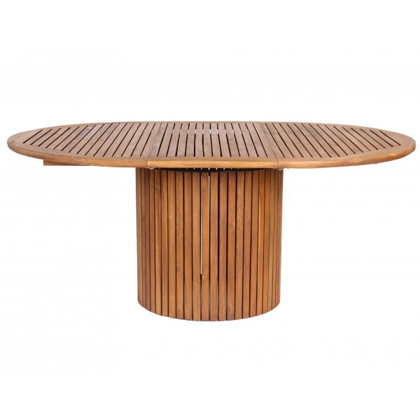 Saltö tiikkipöytä, pyöreä, jatkettava, Ø115 + 40 cm Saltö tiikkipöytä, pyöreä, jatkettava, Ø115 + 40 cm