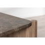Rogaland sohvapyt 100 x 100 cm - Ruskea