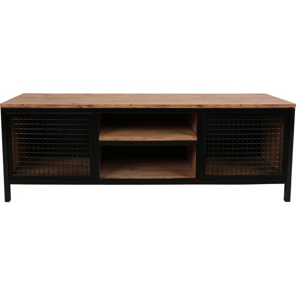 Zeno mediapenkki - mänty/musta Zeno mediapenkki - mänty/musta