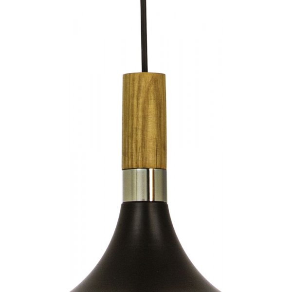 Sense kattovalaisin - Musta/puu/kromi