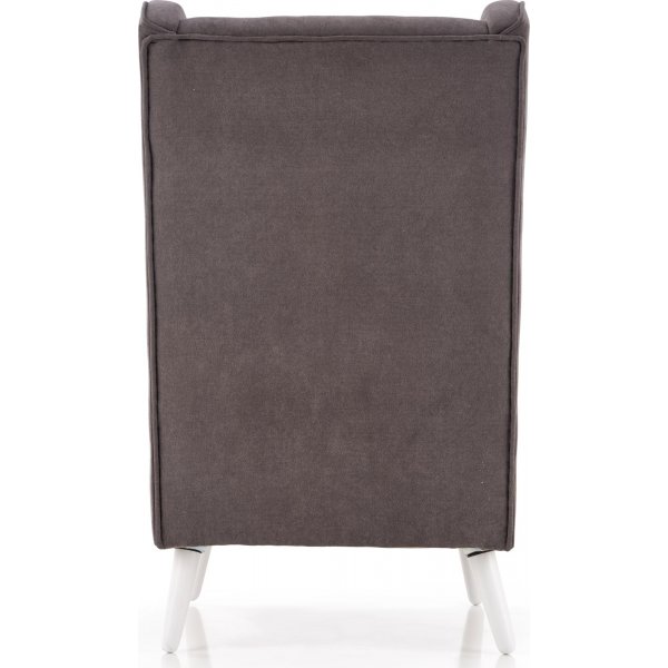 Linsey korvalehden nojatuoli - tummanharmaa Linsey korvalehden nojatuoli - tummanharmaa