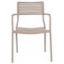 Ulkoryhm: 4 tuolia ja ruokapyt 122 beige - Merca/Pino