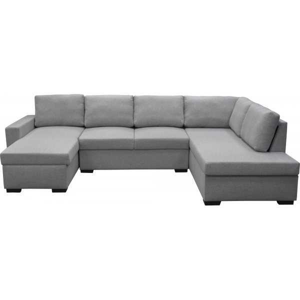 Sohva 309 cm vaaleanharmaa - Solna