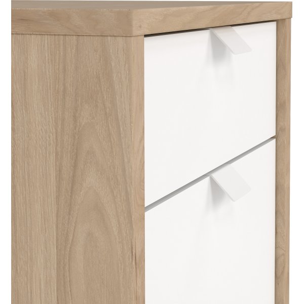 Kylttilaatikon tulisija - Valkoinen/hikkori Kylttilaatikon tulisija - Valkoinen/hikkori