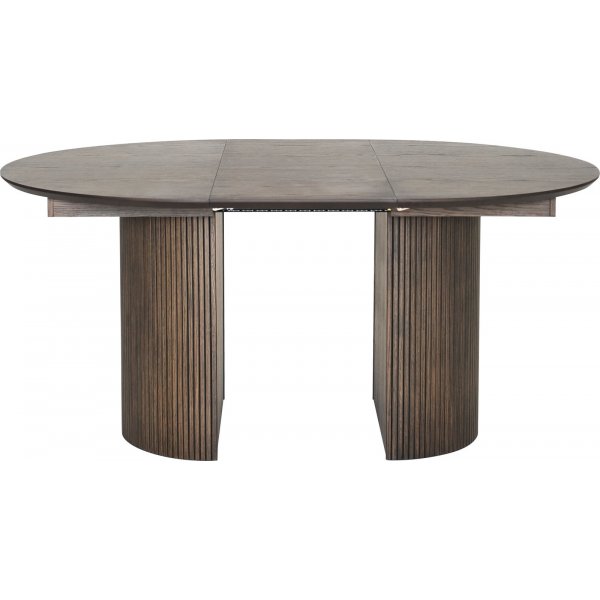 Scarlett ruokapöytä 120-165x120 cm - Ruskeaksi lakattu tammi Scarlett ruokapöytä 120-165x120 cm - Ruskeaksi lakattu tammi