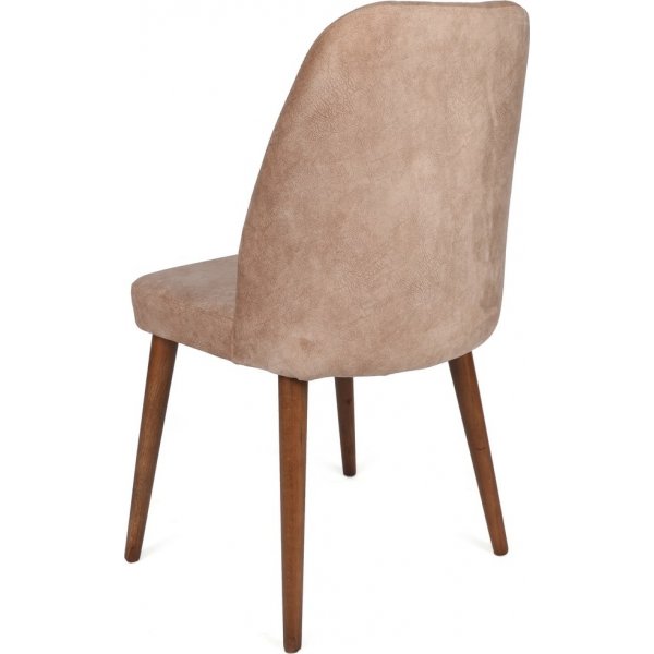 Alfred ruokapöydän tuolisarja - beige/pähkinä Alfred ruokapöydän tuolisarja - beige/pähkinä