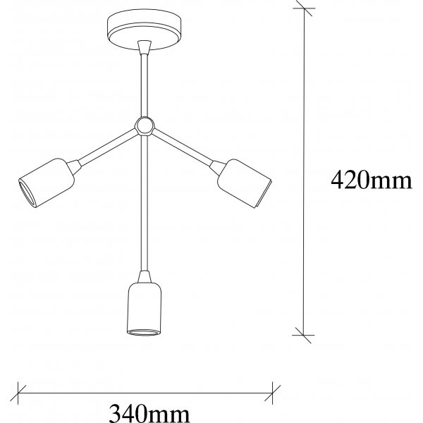 Sparrow kattovalaisin 1247 - musta Sparrow kattovalaisin 1247 - musta