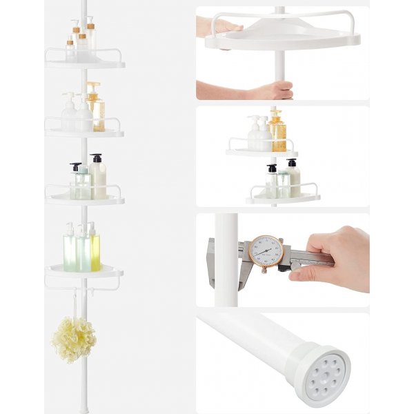 Abarema suihkuhylly - valkoinen Abarema suihkuhylly - valkoinen