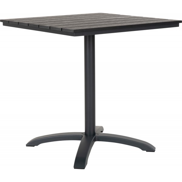 Ulkopyt 70 x 70 cm - Harmaa/musta