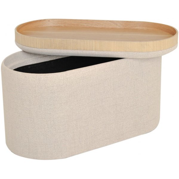 Maiko pouf soikea - beige Maiko pouf soikea - beige
