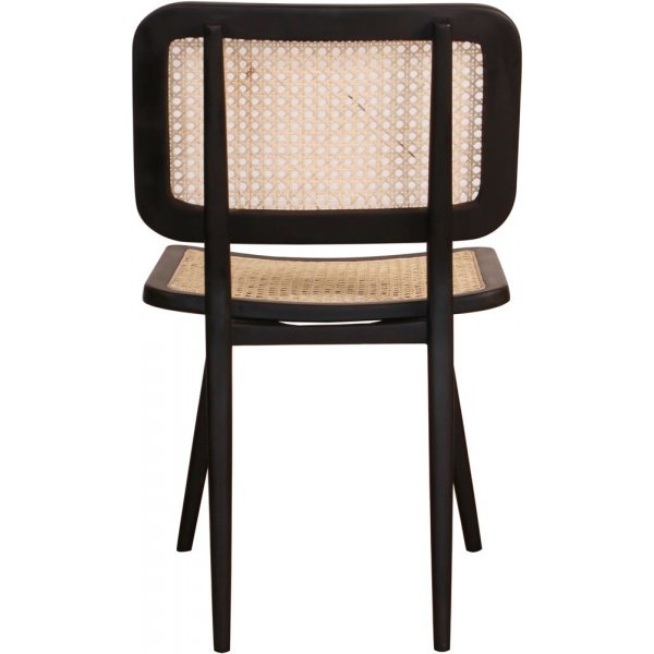 Siknäs tuoli - Musta mahonki/rottinki + Huonekalujen jalat Siknäs tuoli - Musta mahonki/rottinki + Huonekalujen jalat