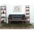 Dominic 2-istuttava sohva mustaa keinonahkaa + Huonekalujen hoitosarja tekstiileille