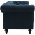Herron tummansininen chesterfield sohva 3-istuttava + Huonekalujen tahranpoistoaine