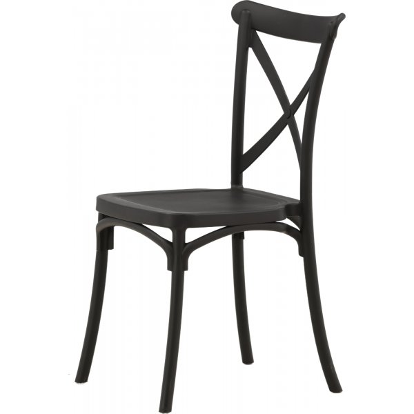 Crosett ruokatuoli - musta