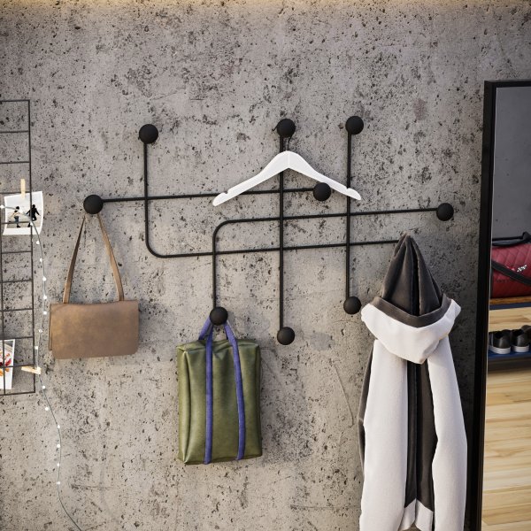 Samara vaateripustin - musta Samara vaateripustin - musta