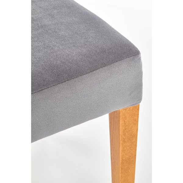 Tuoli Kiki - harmaa ja puu Tuoli Kiki - harmaa ja puu