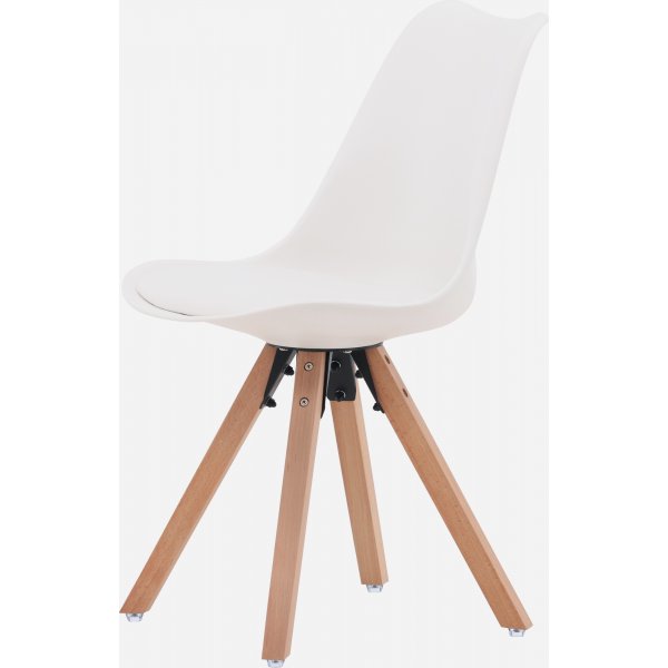 Zeno ruokapöydän tuoli - Natural/valkoinen Zeno ruokapöydän tuoli - Natural/valkoinen