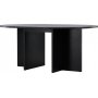Strada ruokapyt 120-170 x 120 cm - Musta