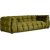 Bill 3-istuttava sohva vihre kangasta + Huonekalujen tahranpoistoaine