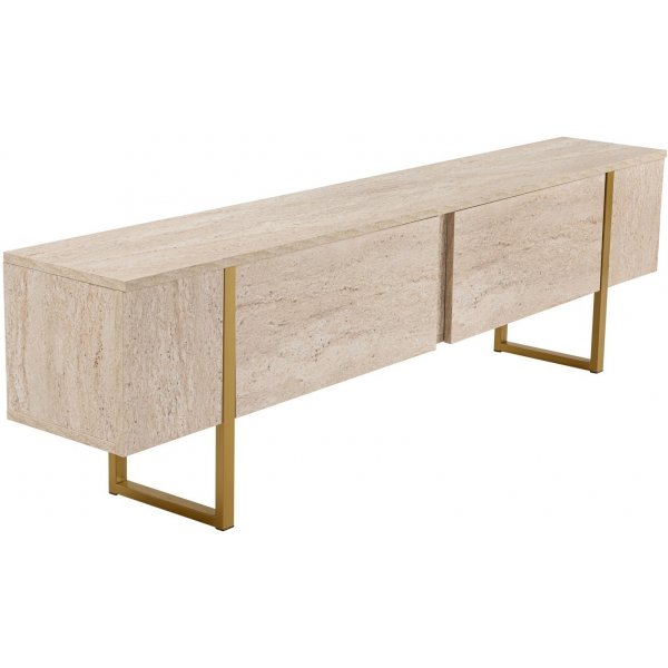 Serenity TV-taso - travertiini/kulta Serenity TV-taso - travertiini/kulta