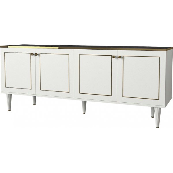 Ravenna senkki - Valkoinen/kulta/musta