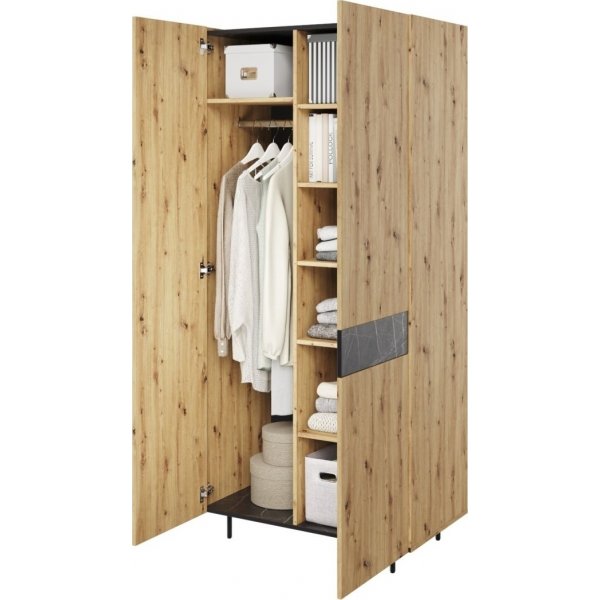 Marmo vaatekaappi - Artisan tammi Marmo vaatekaappi - Artisan tammi