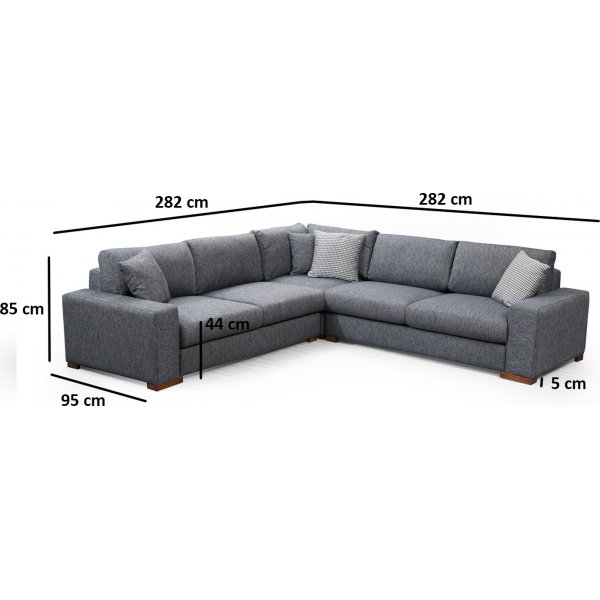 Look kulmasohva - antrasiitti Look kulmasohva - antrasiitti