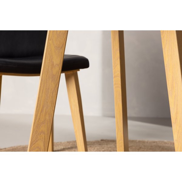 Leonora ruokapöytä Ø65 cm - Valkoinen Leonora ruokapöytä Ø65 cm - Valkoinen