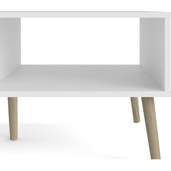 Oslo sohvapöytä 99 x 39 cm - Valkoinen/tammi Oslo sohvapöytä 99 x 39 cm - Valkoinen/tammi