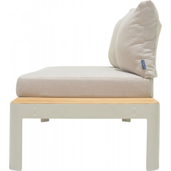 Portals lounge ryhmä 2 - Valkoinen/tiikki Portals lounge ryhmä 2 - Valkoinen/tiikki