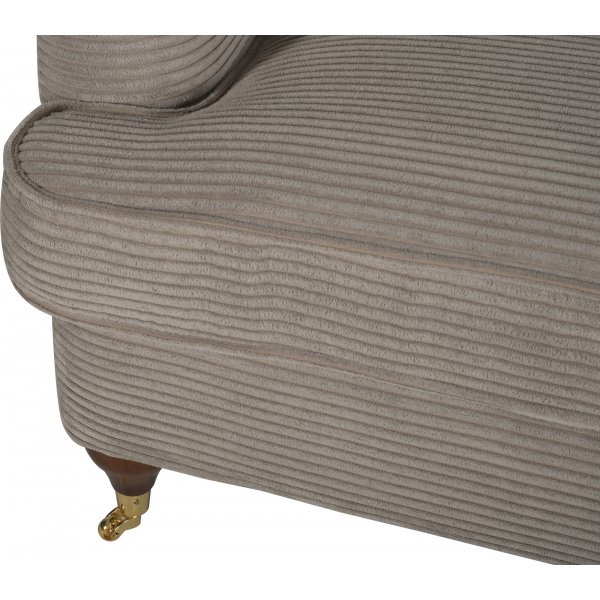 Howard Watford Deluxe -nojatuoli - vaaleanruskea vakosametti Howard Watford Deluxe -nojatuoli - vaaleanruskea vakosametti