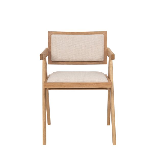 Rio-ruokapöytä Ø120 cm tammiviilua ja 4 Sara-nojatuolia tammea ja pellavaa Rio-ruokapöytä Ø120 cm tammiviilua ja 4 Sara-nojatuolia tammea ja pellavaa