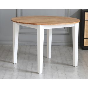 Ruokapöytä Ø 110 cm + 4.00 x Lautasliinarenkaat Ruokapöytä Ø 110 cm + 4.00 x Lautasliinarenkaat