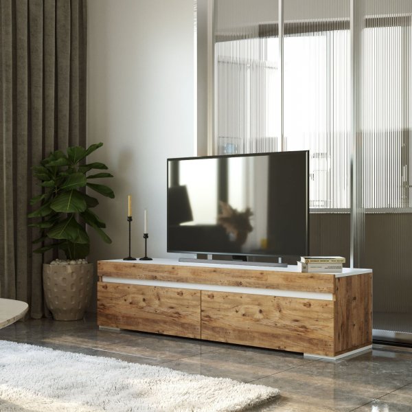 Tulevaisuuden mediapenkki 3 - mänty/valkoinen Tulevaisuuden mediapenkki 3 - mänty/valkoinen