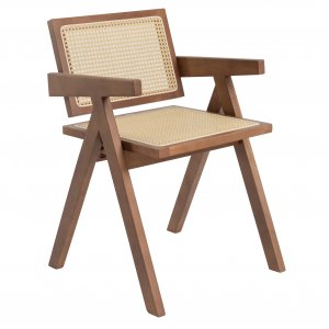 Anna-nojatuoli - Ruskea, rottinki istuimessa ja selkänojassa Anna-nojatuoli - Ruskea, rottinki istuimessa ja selkänojassa