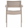 Pinottava ulkotuoli beige - Pino