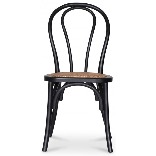 Omni-ruokailuryhmä, pyöreä ruokapöytä Ø130 cm sis. 4 kpl Tony mustaa taivutettua tuolia - Savunvärinen tammi Omni-ruokailuryhmä, pyöreä ruokapöytä Ø130 cm sis. 4 kpl Tony mustaa taivutettua tuolia - Savunvärinen tammi