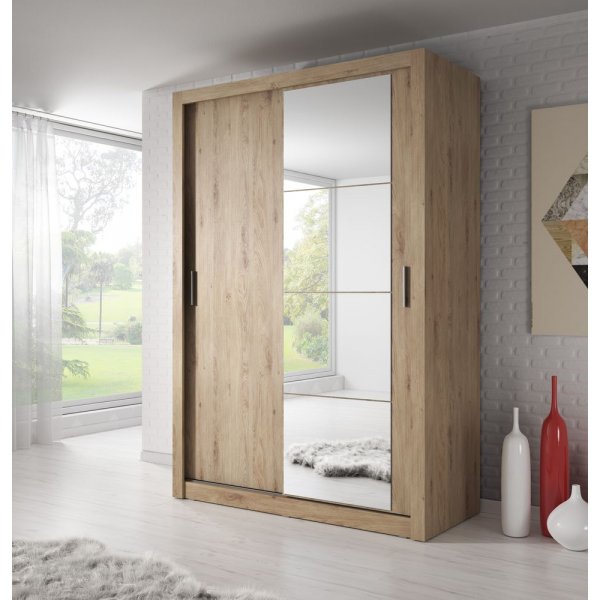 Mervyn vaatekaappi 150 - Shetlannin tammi Mervyn vaatekaappi 150 - Shetlannin tammi