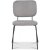 Lokrume tuoli - Harmaa kangas/musta + Huonekalujen tahranpoistoaine