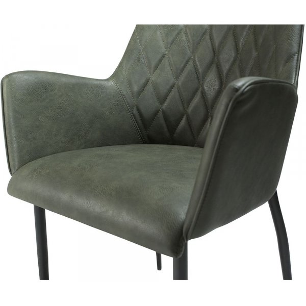 Rombo nojatuoli - Vintage vihreä / musta Rombo nojatuoli - Vintage vihreä / musta