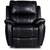Enjoy Chicago Shkinen Recliner-nojatuoli - Musta keinonahka + Huonekalujen hoitosarja tekstiileille