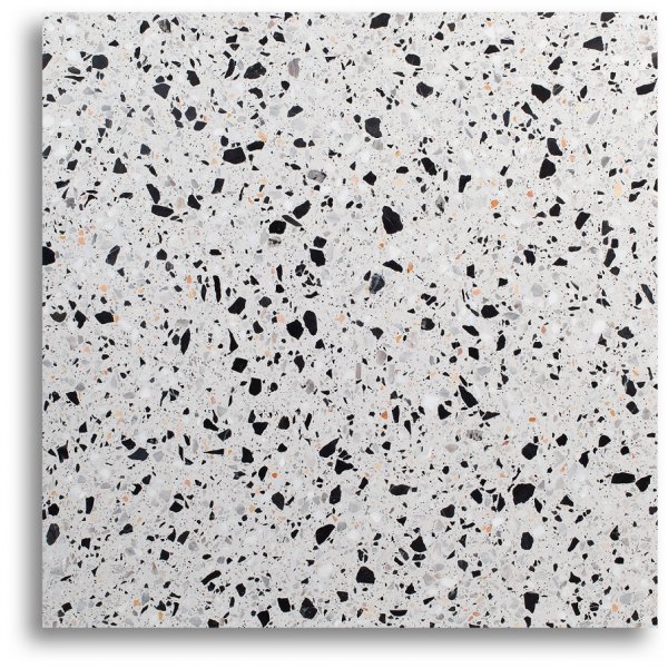 Terrazzo-sohvapöytä 75x75 cm - Cosmos Terrazzo & Kromattu Star-runko Terrazzo-sohvapöytä 75x75 cm - Cosmos Terrazzo & Kromattu Star-runko