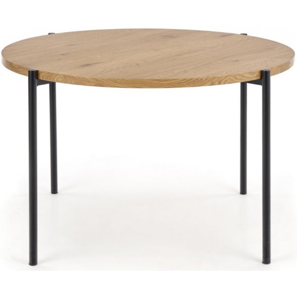 Tanzi- ruokapöytä - 120cm halkaisija - Tammi / Musta Tanzi- ruokapöytä - 120cm halkaisija - Tammi / Musta