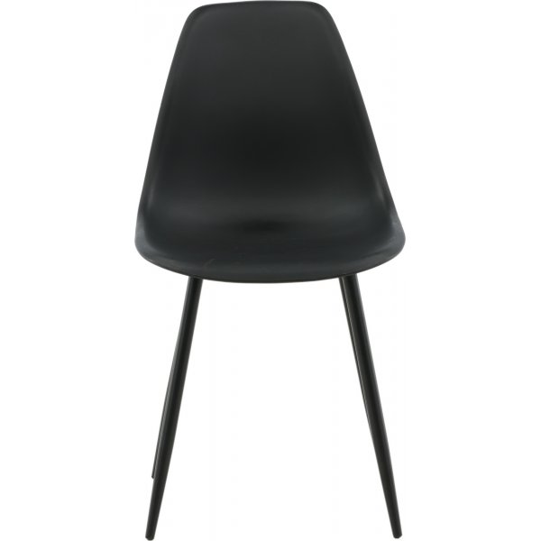 Bridge-ruokailutuoli - Musta muovi