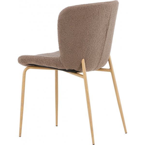 Modesto ruokapöydän tuoli - Ruskea boucle Modesto ruokapöydän tuoli - Ruskea boucle
