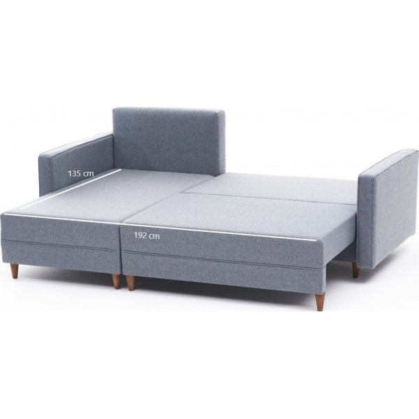 Aydam vuodesohva vasen - sininen Aydam vuodesohva vasen - sininen